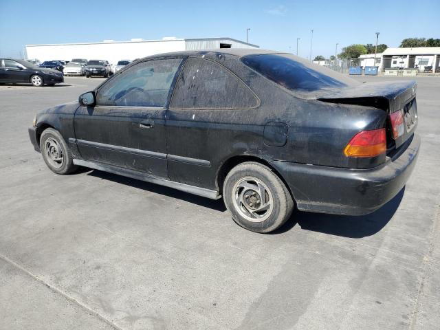 1HGEJ6229WL117296 - 1998 HONDA CIVIC DX BLACK photo 2