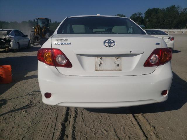 2T1BU4EE1AC520661 - 2010 TOYOTA COROLLA BASE WHITE photo 6