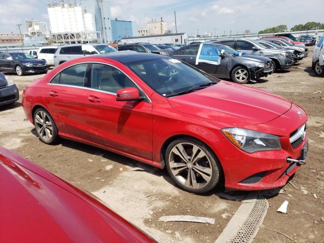 WDDSJ4GB0FN239411 - 2015 MERCEDES-BENZ CLA 250 4MATIC RED photo 4