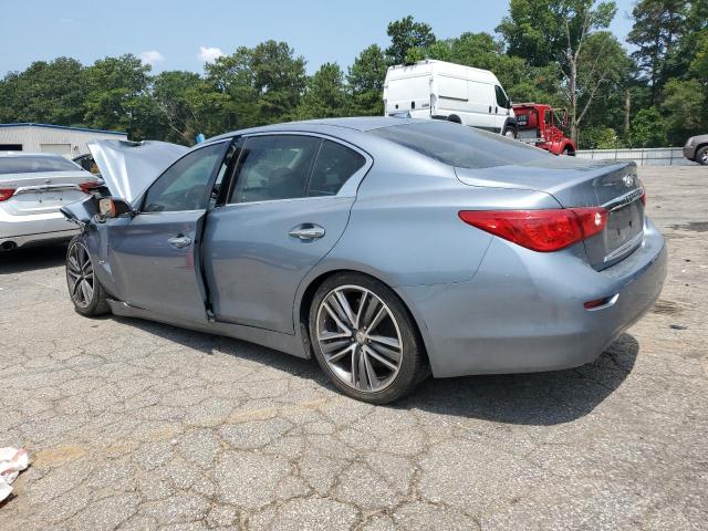 JN1BV7AP0EM673033 - 2014 INFINITI Q50 BASE BLUE photo 2