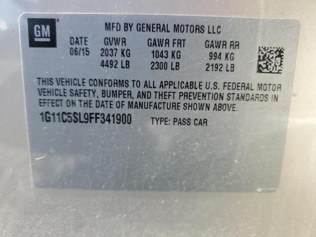 1G11C5SL9FF341900 - 2015 CHEVROLET MALIBU 1LT GOLD photo 13