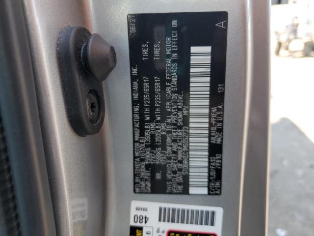 5TDBRKEC1MS052723 - 2021 TOYOTA SIENNA LE ვერცხლისფერი ფოტო 13