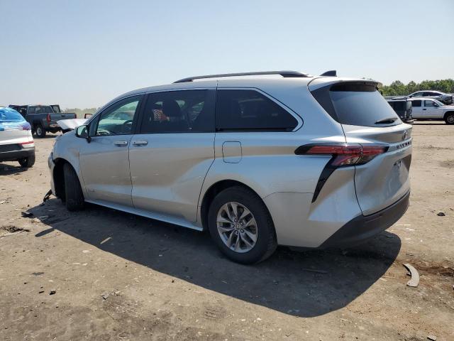 5TDBRKEC1MS052723 - 2021 TOYOTA SIENNA LE ვერცხლისფერი ფოტო 2
