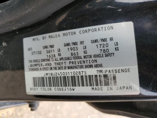 JM1BJ245031102873 - 2003 MAZDA PROTEGE PR5 黑色 照片 13