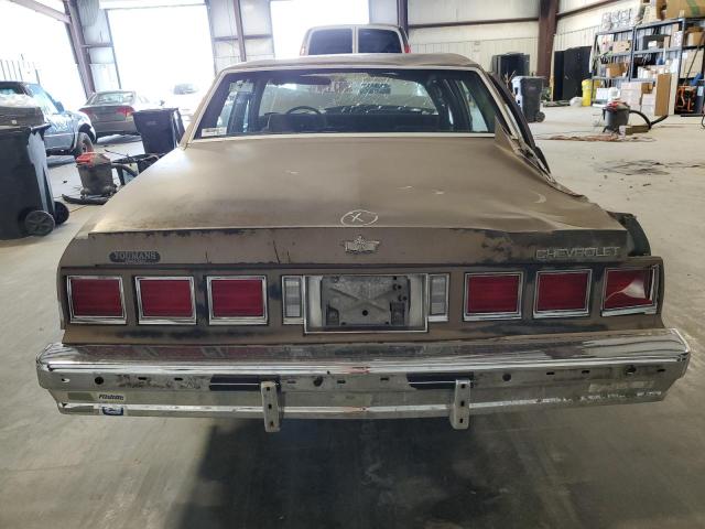 2G1AN69HXE9105894 - 1984 CHEVROLET CAPRICE CLASSIC BROWN photo 6