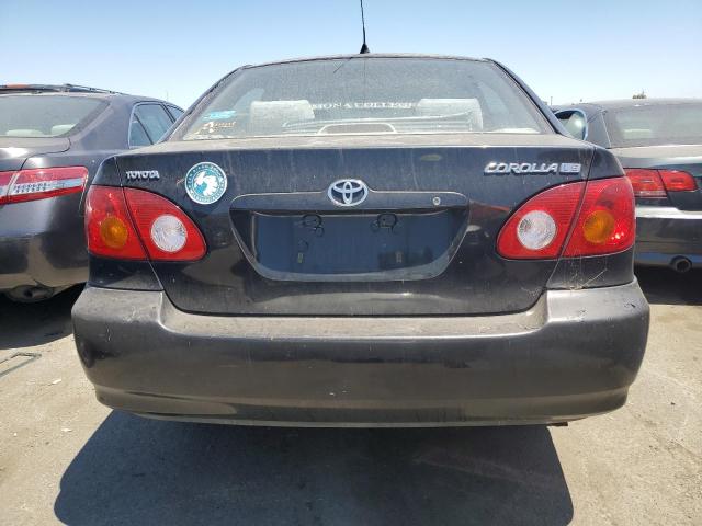 JTDBR32E830049217 - 2003 TOYOTA COROLLA CE BLACK photo 6