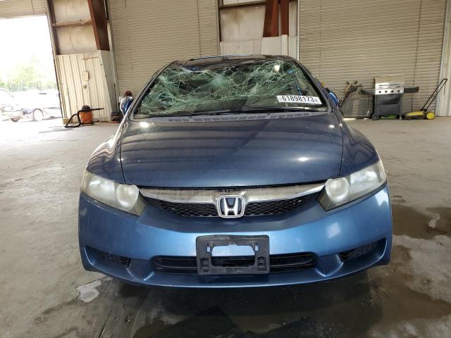 2HGFA16859H330138 - 2009 HONDA CIVIC EX BLUE photo 5