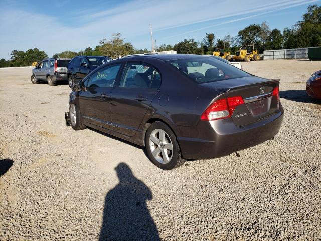 2HGFA1F63BH530858 - 2011 HONDA CIVIC LX-S بني صورة 3