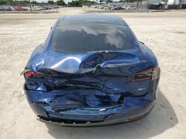 5YJSA1E20GF160834 - 2016 TESLA MODEL S 蓝色 照片 6