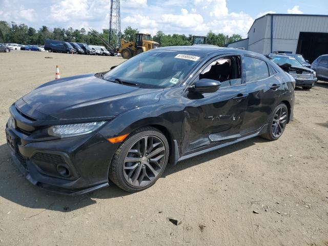 SHHFK7H96KU409297 - 2019 HONDA CIVIC SPORT TOURING BLACK photo 1