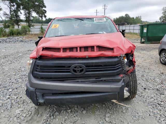 5TFRM5F10GX099851 - 2016 TOYOTA TUNDRA DOUBLE CAB SR/SR5 RED photo 5