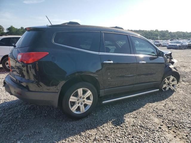 1GNKRGEDXCJ133101 - 2012 CHEVROLET TRAVERSE LT 黑色 照片 3
