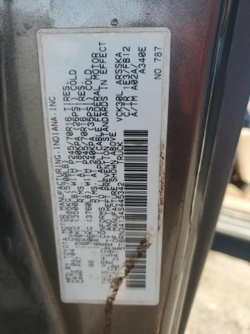 5TBRN34134S445342 - 2004 TOYOTA TUNDRA ACCESS CAB SR5 GRAY photo 12