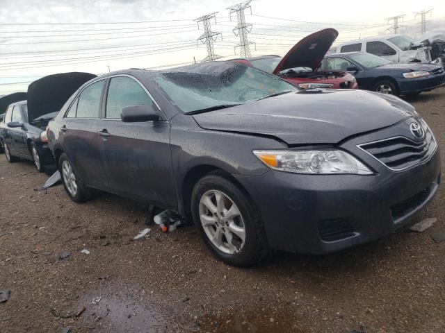 4T4BF3EK9BR126292 - 2011 TOYOTA CAMRY BASE GRAY photo 4