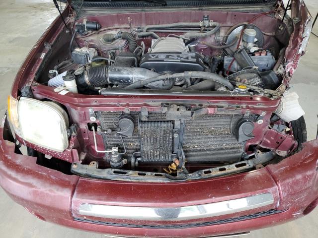 5TBBT44124S449251 - 2004 TOYOTA TUNDRA ACCESS CAB SR5 BURGUNDY photo 11