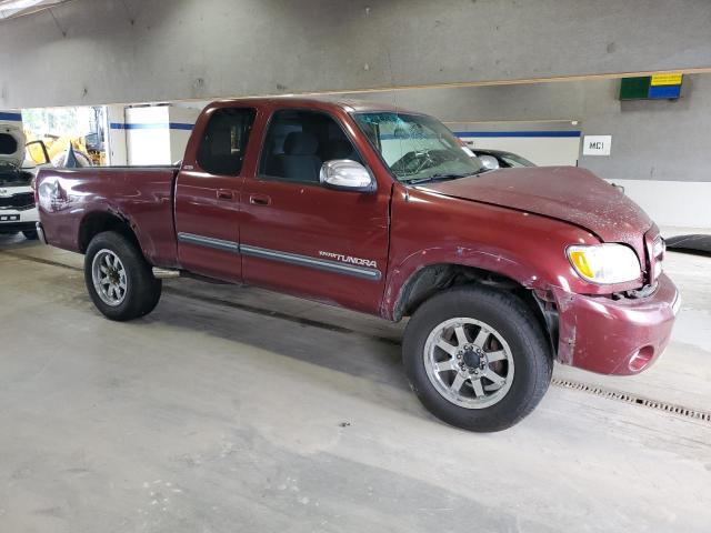 5TBBT44124S449251 - 2004 TOYOTA TUNDRA ACCESS CAB SR5 BURGUNDY photo 4