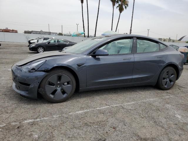 5YJ3E1EA6NF360629 - 2022 TESLA MODEL 3 GRAY photo 1