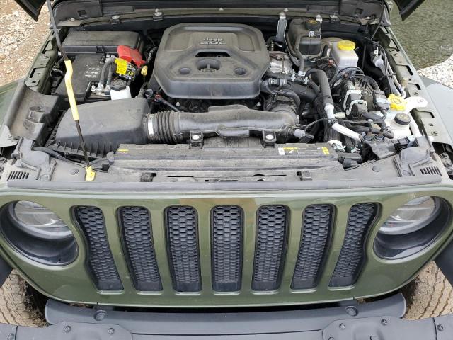 1C4HJXDNXPW578144 - 2023 JEEP WRANGLER SPORT 绿色 照片 12