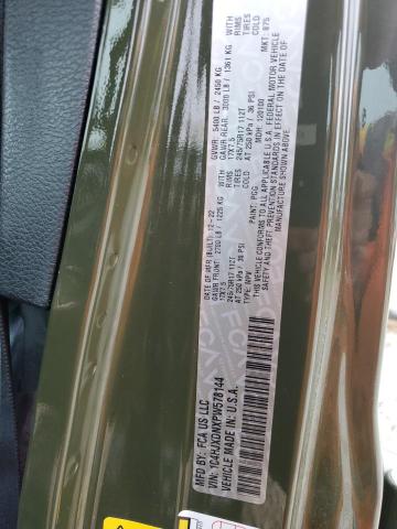 1C4HJXDNXPW578144 - 2023 JEEP WRANGLER SPORT 绿色 照片 14