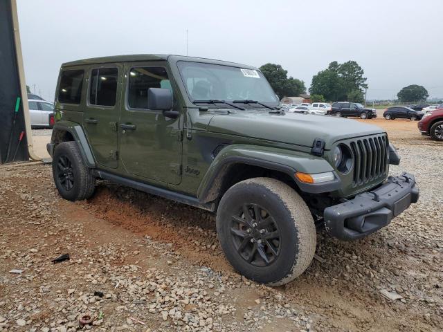 1C4HJXDNXPW578144 - 2023 JEEP WRANGLER SPORT 绿色 照片 4