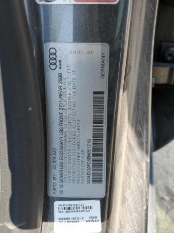 WAU2GAFC6EN051716 - 2014 AUDI A7 PRESTIGE GRAY photo 12