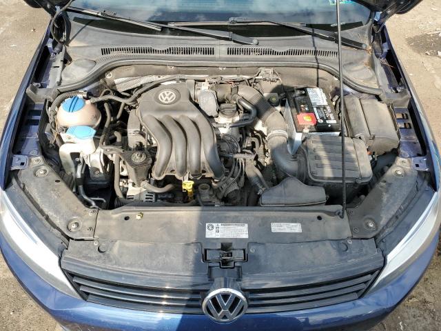 3VW2K7AJ9EM382811 - 2014 VOLKSWAGEN JETTA BASE 蓝色 照片 11