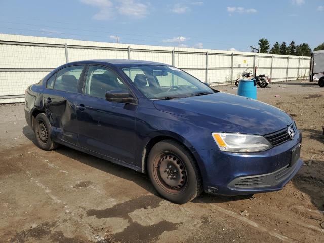 3VW2K7AJ9EM382811 - 2014 VOLKSWAGEN JETTA BASE 蓝色 照片 4