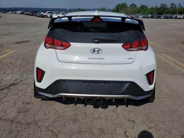 KMHTH6ABXKU007781 - 2019 HYUNDAI VELOSTER TURBO WHITE photo 6