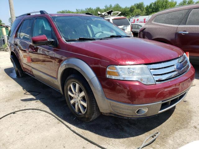 1FMDK02W68GA28302 - 2008 FORD TAURUS X SEL MAROON photo 4