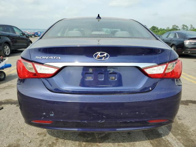 5NPEB4AC5DH740975 - 2013 HYUNDAI SONATA GLS BLUE photo 6