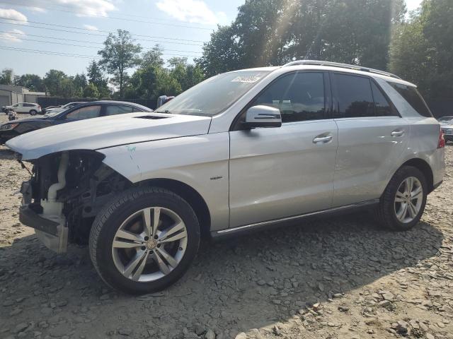 4JGDA5HB4CA060911 - 2012 MERCEDES-BENZ ML 350 4MATIC SILVER photo 1