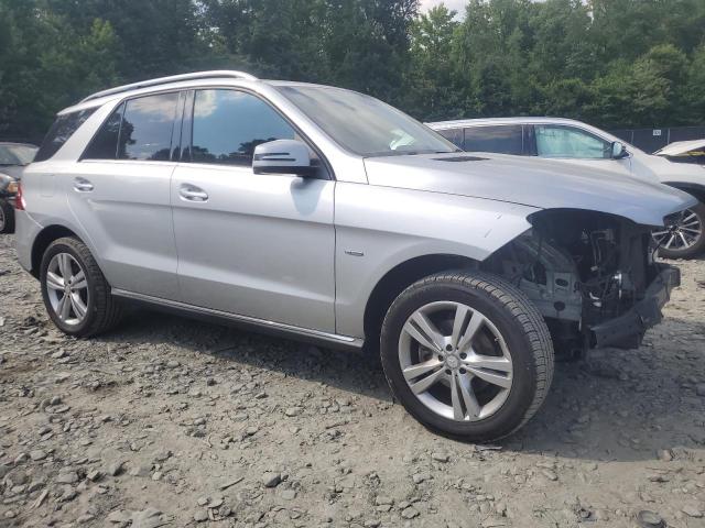 4JGDA5HB4CA060911 - 2012 MERCEDES-BENZ ML 350 4MATIC SILVER photo 4
