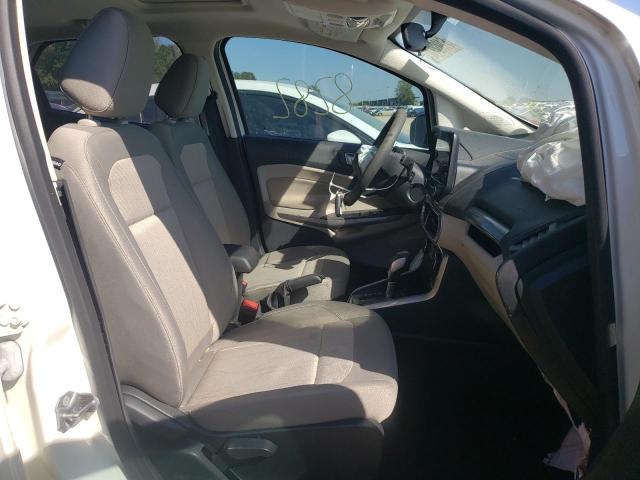 MAJ3S2GE7LC336385 - 2020 FORD ECOSPORT SE WHITE photo 5