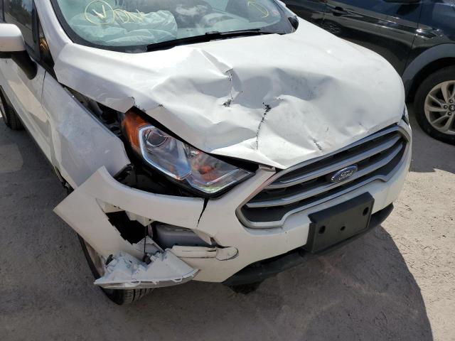 MAJ3S2GE7LC336385 - 2020 FORD ECOSPORT SE WHITE photo 9