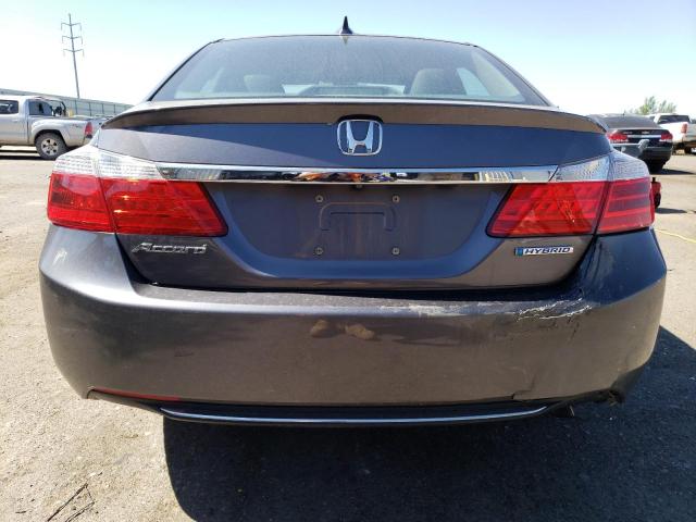 1HGCR6F51FA001039 - 2015 HONDA ACCORD HYBRID EXL GRAY photo 6