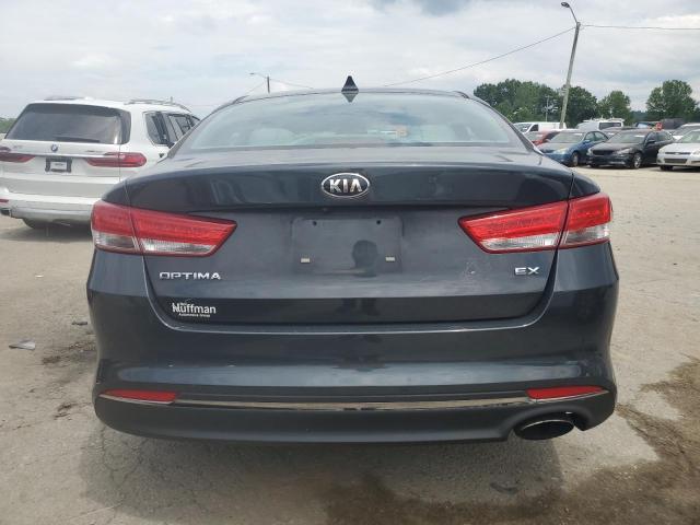 5XXGU4L30GG097936 - 2016 KIA OPTIMA EX GRAY photo 6