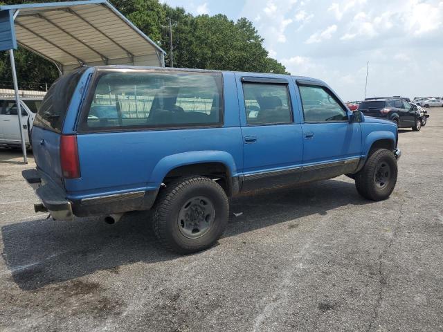 1GNGK26J0VJ391129 - 1997 CHEVROLET SUBURBAN K2500 BLUE photo 3