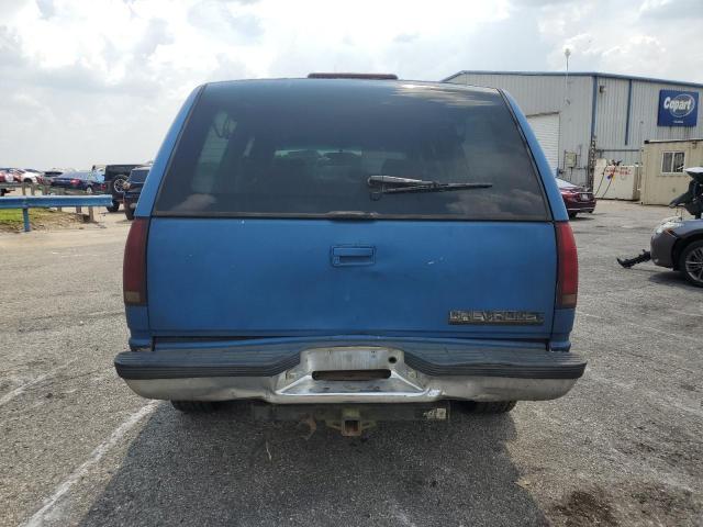 1GNGK26J0VJ391129 - 1997 CHEVROLET SUBURBAN K2500 BLUE photo 6