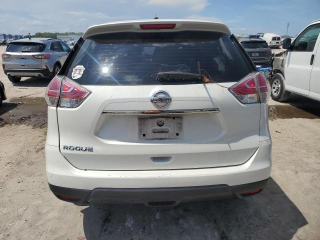 5N1AT2MT5FC788532 - 2015 NISSAN ROGUE S WHITE photo 6