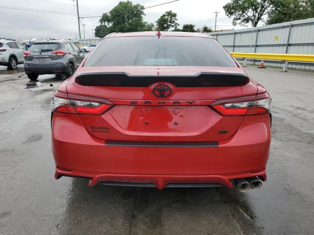 4T1S11AK4RU207231 - 2024 TOYOTA CAMRY SE NIGHT SHADE RED photo 6