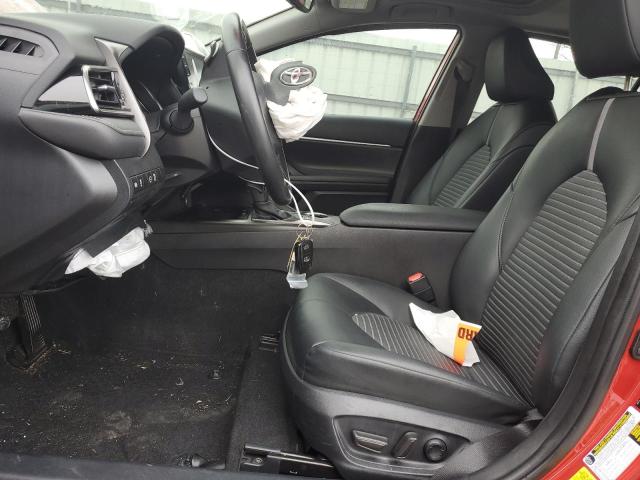 4T1S11AK4RU207231 - 2024 TOYOTA CAMRY SE NIGHT SHADE RED photo 7