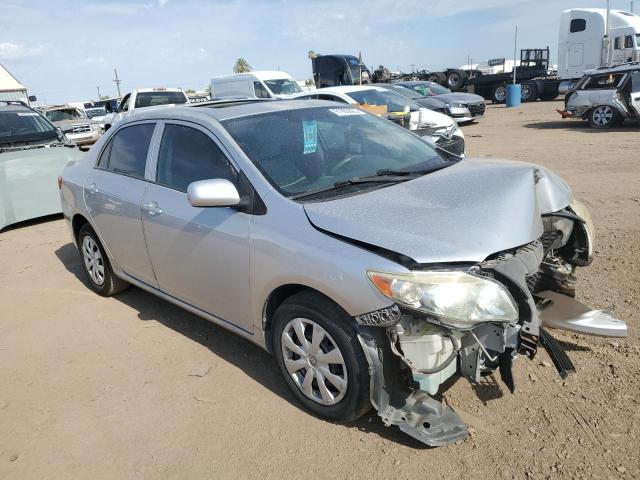 2T1BU4EE3AC518202 - 2010 TOYOTA COROLLA BASE SILVER photo 4