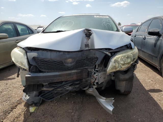 2T1BU4EE3AC518202 - 2010 TOYOTA COROLLA BASE SILVER photo 5