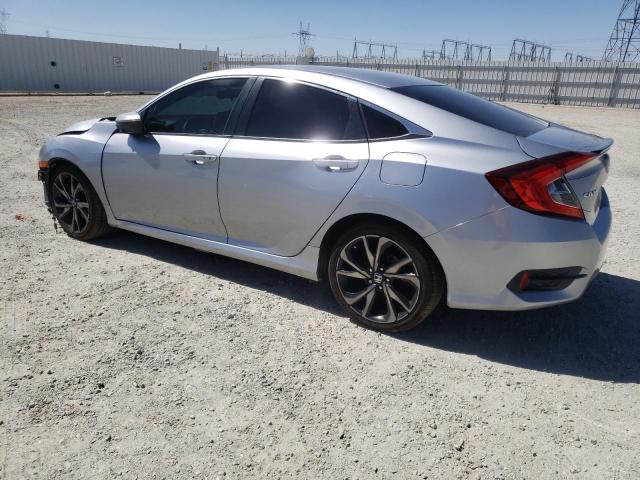 2HGFC2F82KH533977 - 2019 HONDA CIVIC SPORT ვერცხლისფერი ფოტო 2