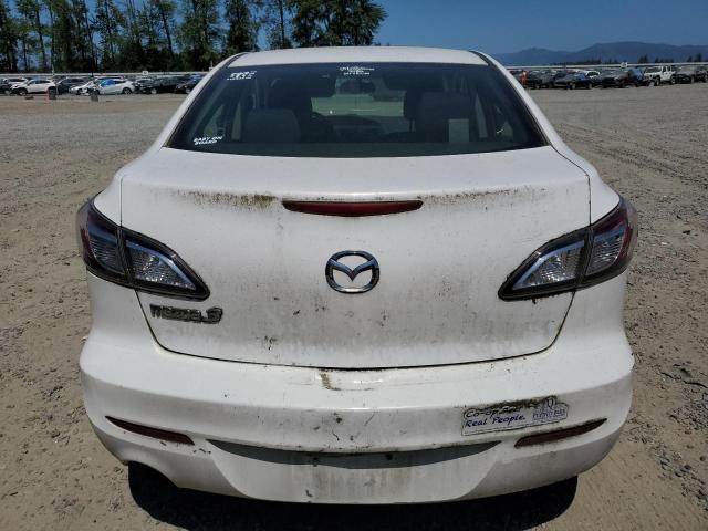 JM1BL1UF6C1592605 - 2012 MAZDA 3 I WHITE photo 6