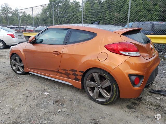 KMHTC6AE5FU238067 - 2015 HYUNDAI VELOSTER TURBO ORANGE photo 2