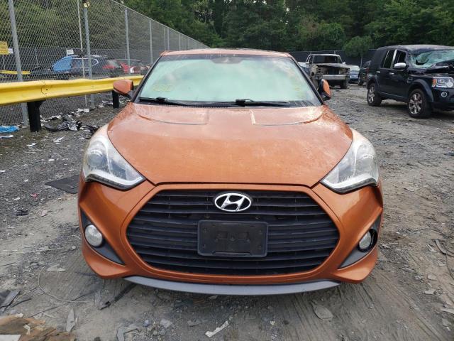 KMHTC6AE5FU238067 - 2015 HYUNDAI VELOSTER TURBO ORANGE photo 5