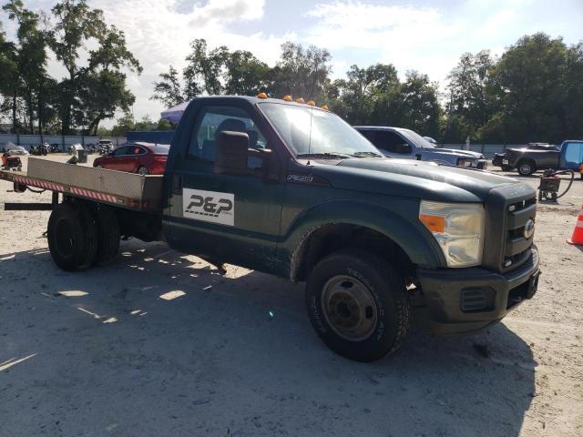 1FDRF3G62BEB75515 - 2011 FORD F350 SUPER DUTY GREEN photo 4