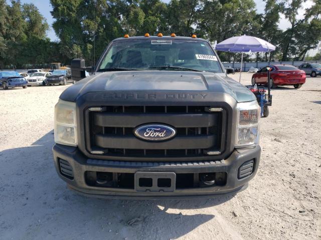 1FDRF3G62BEB75515 - 2011 FORD F350 SUPER DUTY GREEN photo 5