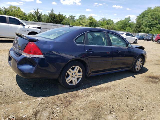 2G1WB5EN8A1207370 - 2010 CHEVROLET IMPALA LT BLUE photo 3